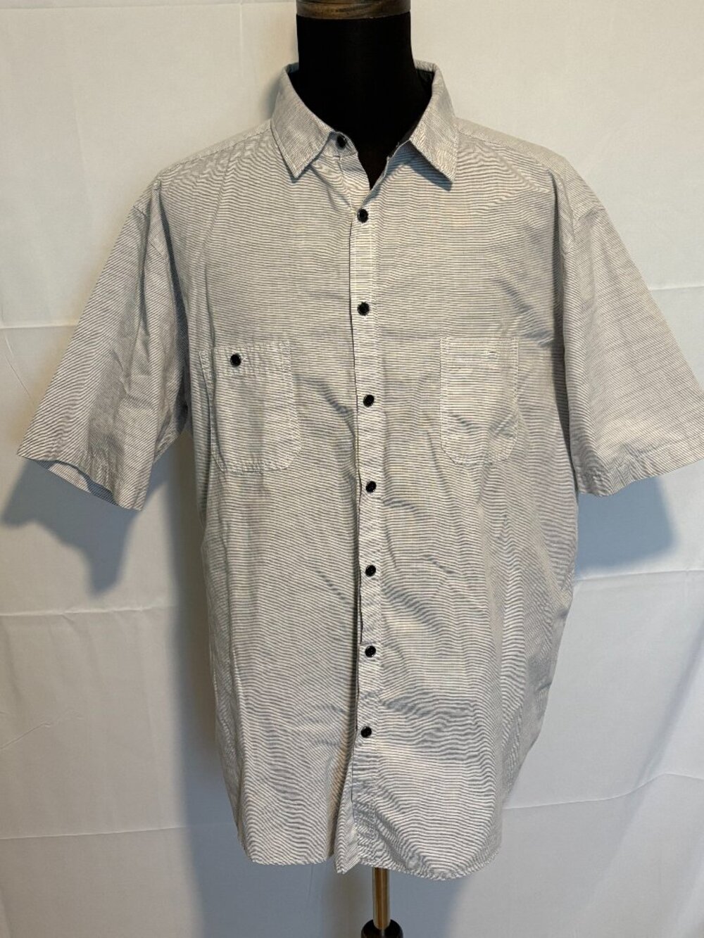 Beverly Hills Polo Club Button Up Shirt Men's Cotton Polyester Size 3XLB